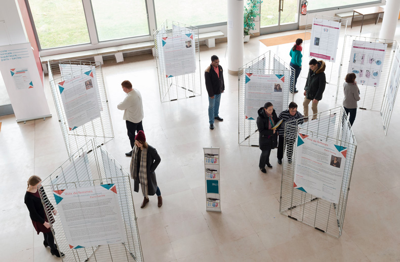 Exposition "Voix de femmes" - semaine égalité femmes-hommes - ENS Paris-Saclay