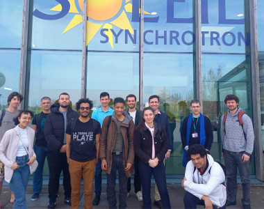 Visite du synchrotron SOLEIL avec les élèves en 3e année du département d'enseignement et de recherche (DER) Nikola Tesla